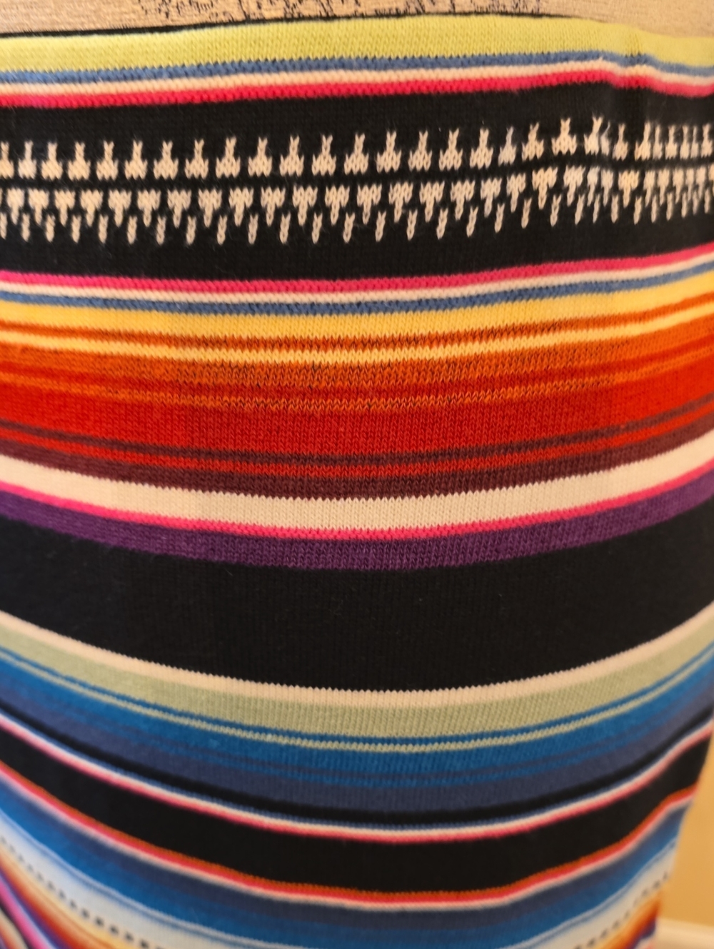 Ralph Lauren Multicolor Striped Knit Pencil Skirt - Picture 3 of 9